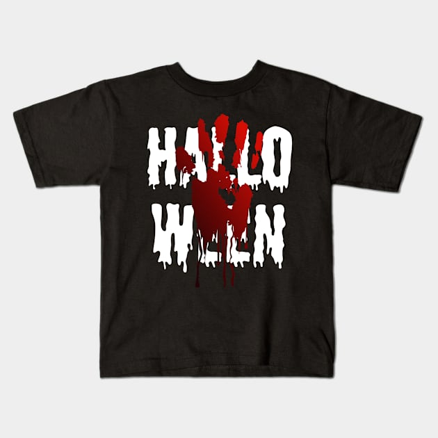 Halloween Kids T-Shirt by BlunBla Design